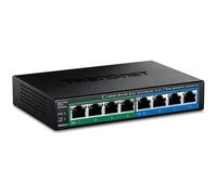 TRENDnet, TPE-TG44G, Commutateur Gigabit GREENnet PoE+ 8 Ports, 4 Ports Gigabit PoE/PoE+ jusqu'à 30 W/Port, 4 Ports Gigabit, Budget d'alimentation de 61 W, capacité de Commutation de 16 Gbit/s