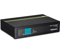 TRENDnet TPE TG50g - switch - 5 ports - desktop 4 x PoE+ Ports/ 1 x Gigabit Port