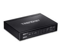 TRENDnet TPE-TG611 6 Port Gigabit Poe+ Switch, 4 Gigabit Poe+ Ports, 1 Gigabit P