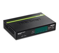 TRENDnet TPE-TG82G Commutateur GREENnet Gigabit PoE+ à 8 Ports, Budget PoE de 61 W, capacité de Commutation de 16 Gbit/s, Plug N Play Noir