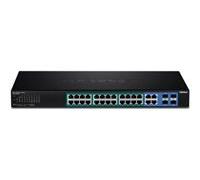 TRENDnet TPE TPE-2840WS 28-Port Gigabit Web Smart PoE+ Switch - commutateur - 28 ports - Géré - Montable sur rack - Conformité TAA