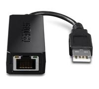 TRENDnet, TU2-ET100, Adaptateur USB 2.0 vers Fast Ethernet, Compatible Windows et Mac OS, débit Ethernet Duplex intégral 200 Mbit/s, Noir