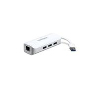 TRENDnet TU3-ETGH3 - Adaptateur réseau - USB 3.0 - Gigabit Ethernet + USB 3.0 x 3