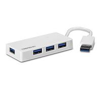 Trendnet TU3-H4E hub & concentrateur 5000 Mbit/s Blanc