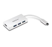 Trendnet TUC-H4E hub & concentrateur USB 3.2 Gen 1 (3.1 Gen 1) Type-C 5000 Mbit/s Blanc