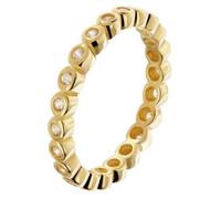 trendor Bague pour femme, alliance, argent 925 plaqué or Taille 56