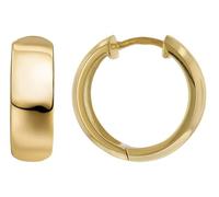 trendor Boucles d'oreilles créoles pour femmes, argent sterling 925 plaqué