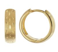 trendor Boucles d'oreilles créoles pour filles, argent sterling 925 plaqué