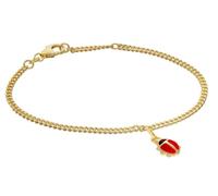 trendor Bracelet pour fille, argent 925 plaqué or, maille gourmette | Bracelet intemporel à maillons plats, bijou de bras élégant pour jeunes femmes,