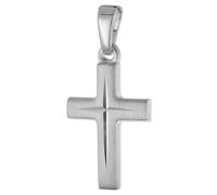 trendor Pendentif croix enfant en argent 925 rhodié, 16 mm, réf. 21311