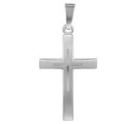 trendor Pendentif croix pour femmes et adolescentes, argent 925