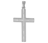 trendor Pendentif croix pour homme en argent 925 rhodié, 28 mm, réf. 21313