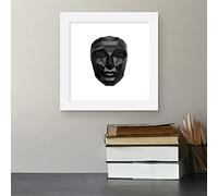 Trends International Gallery Pops Poster mural Netflix Squid Game - Masque Front Man - 30,5 x 30,5 cm - Version cadre blanc