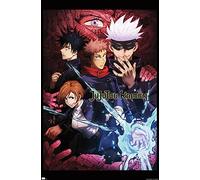 Trends International Jujutsu Kaisen-One Sheet Poster mural anglais, 56,8 x 86,4 cm, version sans cadre