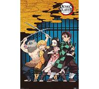 Trends International Poster mural Demon Slayer-Group, 56,8 x 86,4 cm, sans cadre