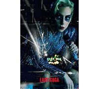 Trends International Poster mural Lady Gaga-Live 22,375 x 34 cm 22.375" x 34" Version sans cadre.