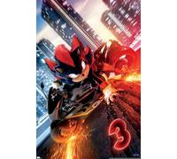 Trends International Sonic The Hedgehog 3 - Shadow Motorcycle One Sheet Poster mural 56,8 x 86,4 cm, version sans cadre