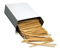 Trendsky Lot de 100 agitateurs biodégradables en bois pour café à emporter, thé, café