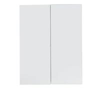 trendteam smart living Armoire de salle de bain avec miroir et corps en mélamine Blanc 60 x 67 x 18 cm