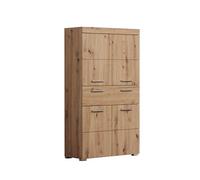 trendteam smart living - Armoire Haute - Salle de Bain - Amanda - Dimensions d'assemblage (LxHxP) 73 x 130 x 31 cm - Branches d'arbre colorées - 139310792