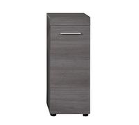 trendteam smart living - Commode - Salle de Bain - Chemin de Travail - Dimensions d'assemblage (LxHxP) 30 x 76 x 30 cm - Couleur Sardegna Argent fumé - 158180121