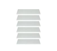 trendteam smart living étagères de Garde-Robe, Blanc, 52 x 1,5 x 66,5 cm