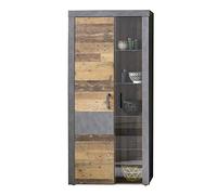 trendteam smart living Indy Table basse en chêne avec grande étagère supplémentaire 110 x 47 x 65 cm Aspect rustique