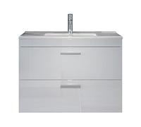 trendteam smart living - Meuble sous-Vasque - Salle de Bain - Devon - Dimensions de Montage (LxHxP) 81 x 59 x 47 cm - Couleur Blanc Brillant - 210733201