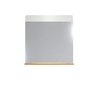 trendteam smart living - Miroir Mural - Salle de Bain - Ciara - Dimensions d'assemblage (LxHxP) 60 x 62 x 10 cm - Couleur Blanc avec chêne Artisanal - 210940107