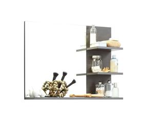 trendteam smart living - Miroir Mural - Salle de Bain - Indy - Dimensions de Montage (LxHxP) 72 x 57 x 20 cm - Couleur Matera - 125940163