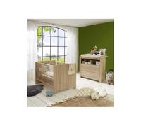 trendteam smart living - Mobilier de Chambre de bébé combiné en 2 pièces - Chambre de bébé - Olivia - Couleur chêne Clair - 155360645