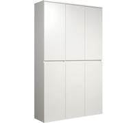 trendteam Smart Living multifonctionnelle Polyvalente-Armoire-Nevada-Taille d'assemblage (LxHxP) Couleur blanche-213215701, Bois d'ingénierie, Weiss, Dimensions (L x H x P) 111 x 191 x 34 cm