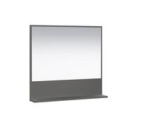 trendteam smart living - PureBliss - Miroir Mural - Anthracite - 80 x 74 x 14 cm - Miroir de Salle de Bain avec Surface de Rangement de 80 cm