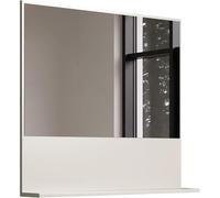 trendteam smart living - Sao Paulo - Miroir Mural - Cachemire (Beige) - Miroir de Salle de Bain avec étagère Pratique - (l x H x P) 80 x 74 x 14 cm - Matériel de Fixation Murale Inclus