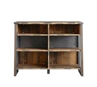 trendteam smart living - Table de Bar - Salon - Prime - Dimensions de Montage (LxHxP) 140 x 105 x 48 cm - Couleur Old Wood avec Matera - 186855023