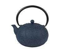 Trend'up - Théière en fonte avec filtre 1,2L Spirale bleu