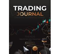 Trendxbee-TRADING JOURNAL -Discipline Consistency Growth ,Ruled,Paperback: its for Stock, Options, Forex, and Crypto Traders