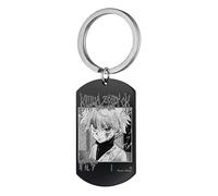 Trendy Anime Hunter x Hunter Keychain Black Gothic Cool Killua Zoldyck Round Shape Jewelry Gon Freecss Cosplay Pendant Chain Kurapika Hisoka Accessory for Men Women