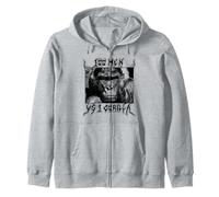 Trendy Apparel 100 Men VS 1 Gorilla Vintage Black Portrait Sweat à Capuche