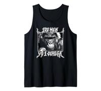 Trendy Apparel 100 Men VS 1 Gorilla Vintage White Portrait Débardeur