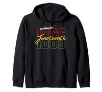 Trendy Apparel 1865 Celebrate Juneteenth Black History Month Sweat à Capuche