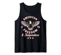 Trendy Apparel 4th of July American Freedom & Independence Débardeur