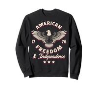 Trendy Apparel 4th of July American Freedom & Independence Sweatshirt