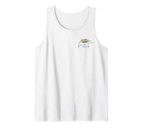 Trendy Apparel Bear Silhouette Forest Mountain Gradient Débardeur