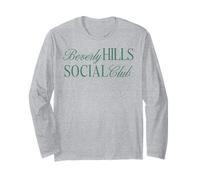 Trendy Apparel Beverly Hills California Social Club Green Manche Longue