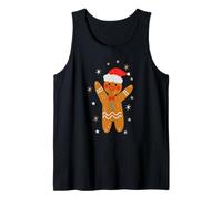 Trendy Apparel Christmas Happy Little Gingerbread Man Cookie Débardeur