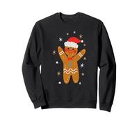 Trendy Apparel Christmas Happy Little Gingerbread Man Cookie Sweatshirt