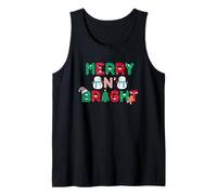 Trendy Apparel Christmas Merry N' Bright Happy Snowman Débardeur