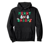Trendy Apparel Christmas Merry N' Bright Happy Snowman Sweat à Capuche