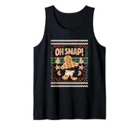 Trendy Apparel Christmas Oh Snap Gingerbread Cookie Débardeur